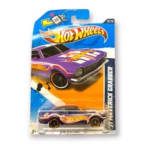 Hot Wheels 1971 Ford Maverick Grabber. Rare,VHTF! '12 HW Racing Series #9/10.